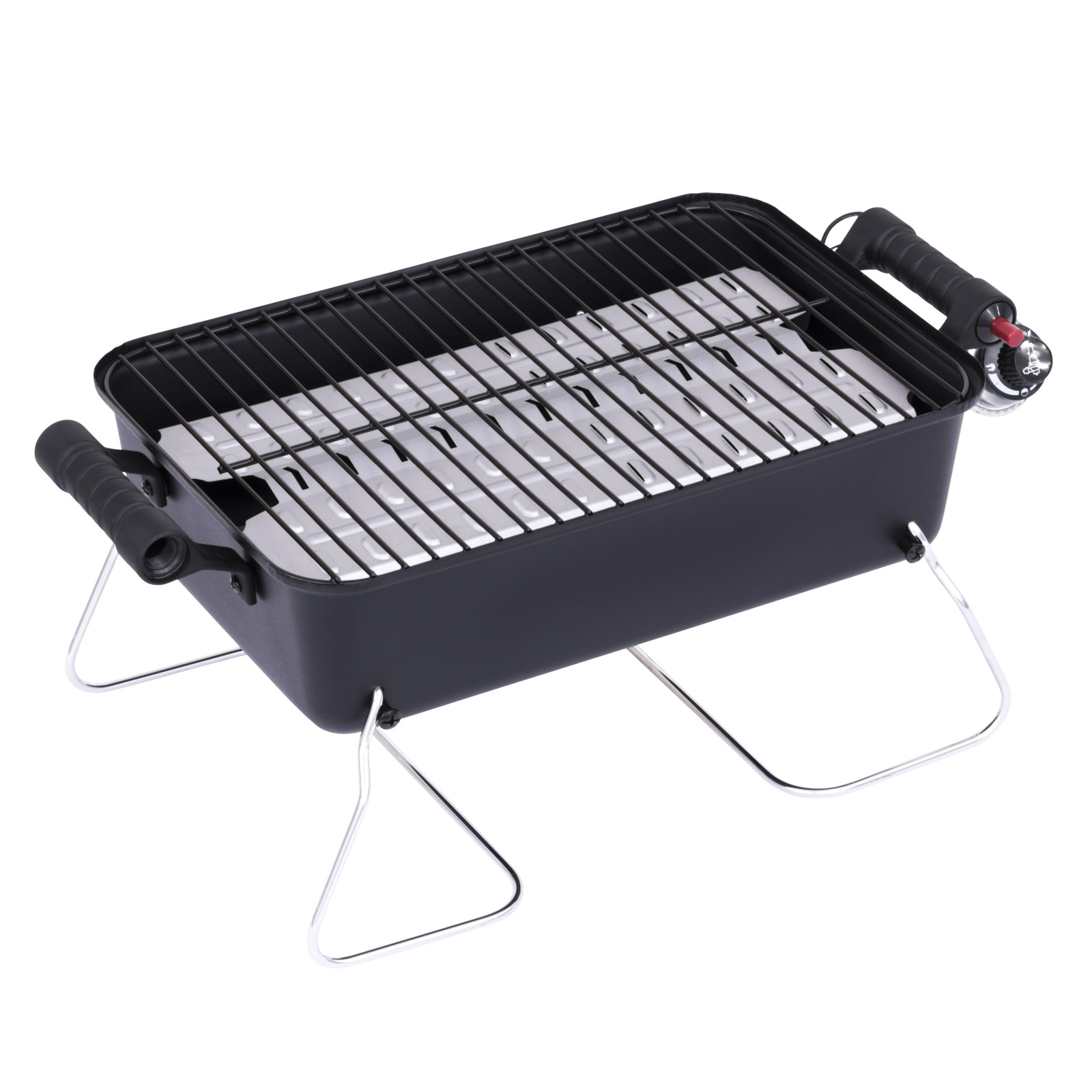Char-Broil 11000 BTU 1-Burner Deluxe Portable Tabletop BBQ Propane Gas Grill