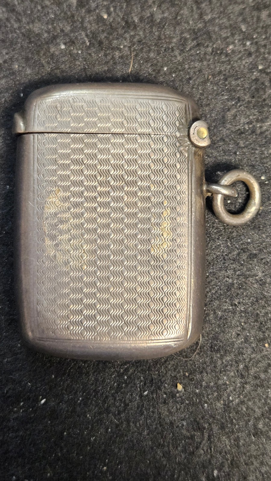 Victorian Match Safe Sterling Art Nouveau Wm. Neale Chester Great Britain RARE !