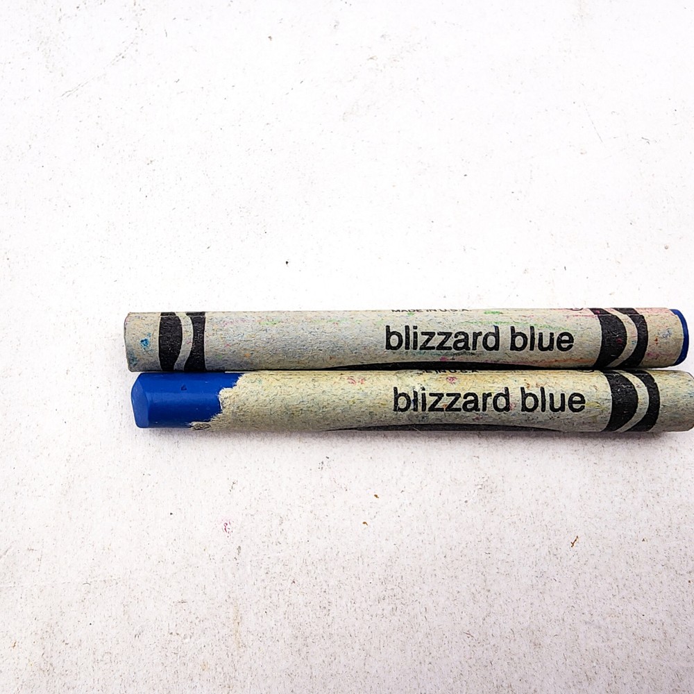 Vintage Crayola Crayons Binney & Smith Blizzad Blue Replacement