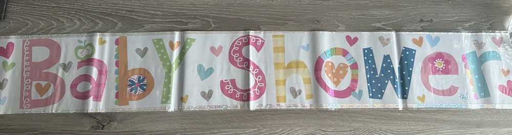 Baby Shower - Banner - Multi Colour - Multi Purpose