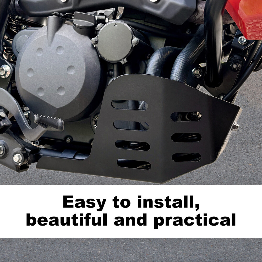 Fit For KAWASAKI KLR650 1987-2018 2022-2024 Engine Plate Guard Skid Bash Plate