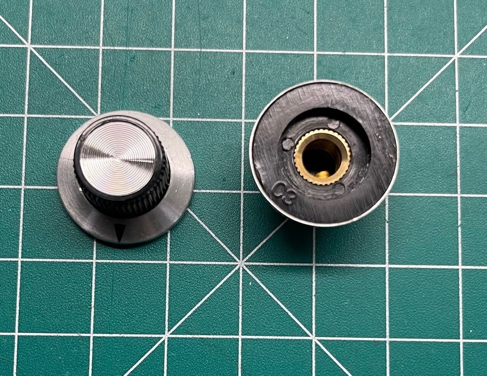 Aluminum Knobs 24mm Retro Metallic Arrow Pointer 100 pcs