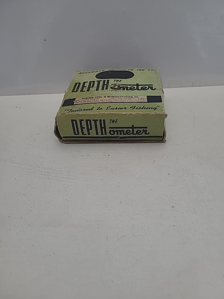 Hughes Tool & Mfg Co. Depthometer 100ft Depth Vintage
