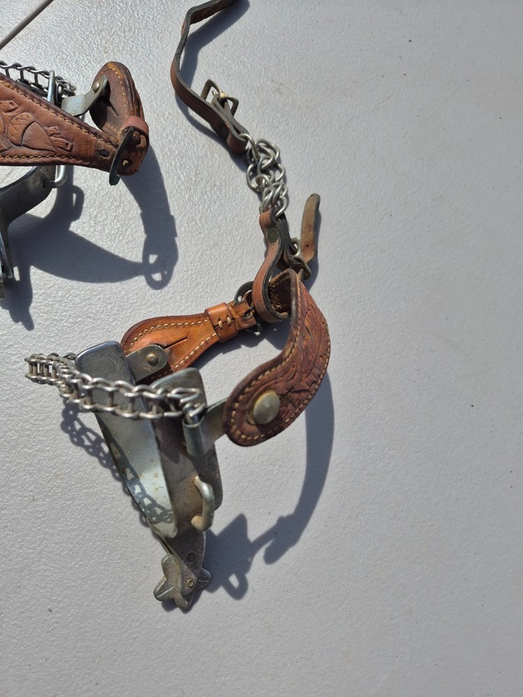 vintage western spurs nice shape