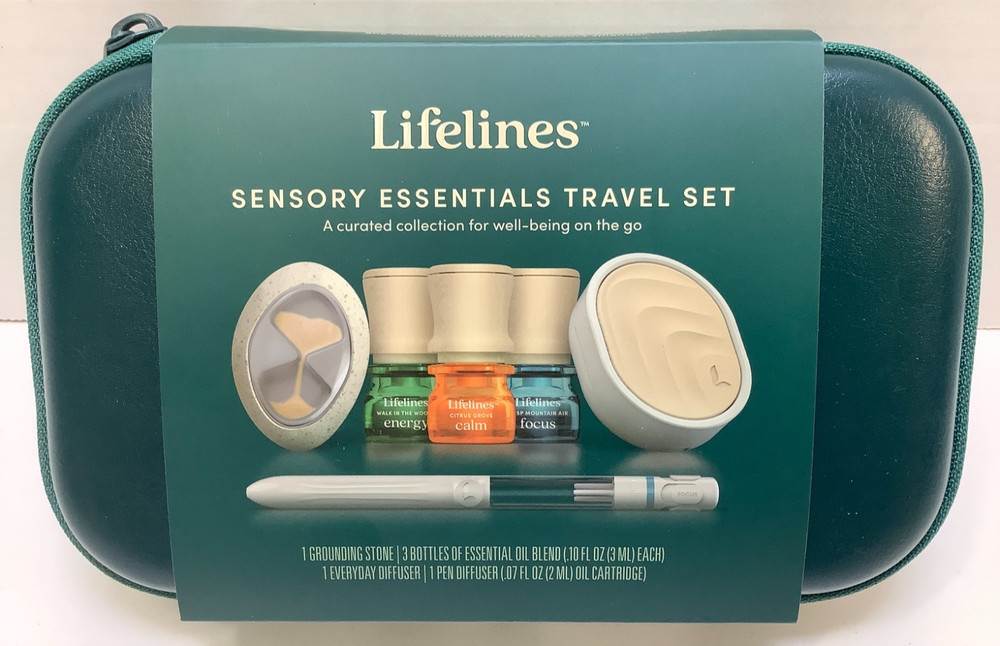 Lifelines Sensory Essentials Travel Set Portable Aromatherapy Diffuser