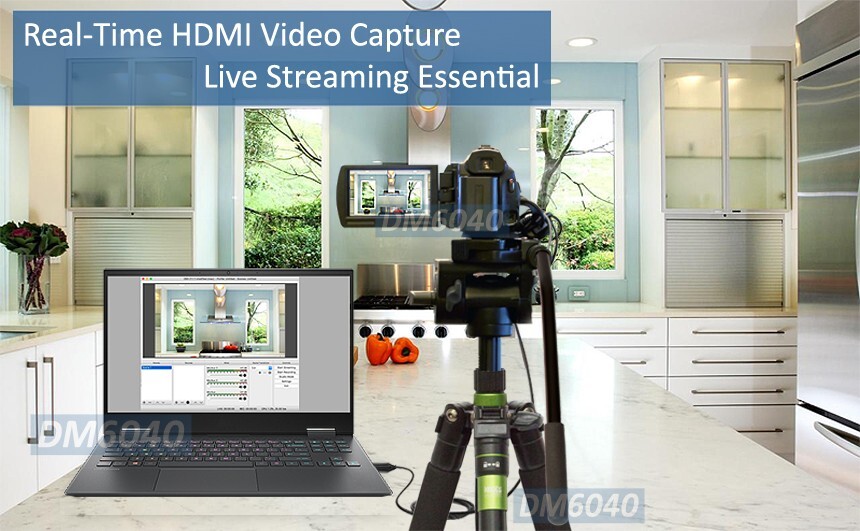 USB-Based HD 1080P HD Video Capture For PC Windows Mac Linux Plug-N-Play Setup