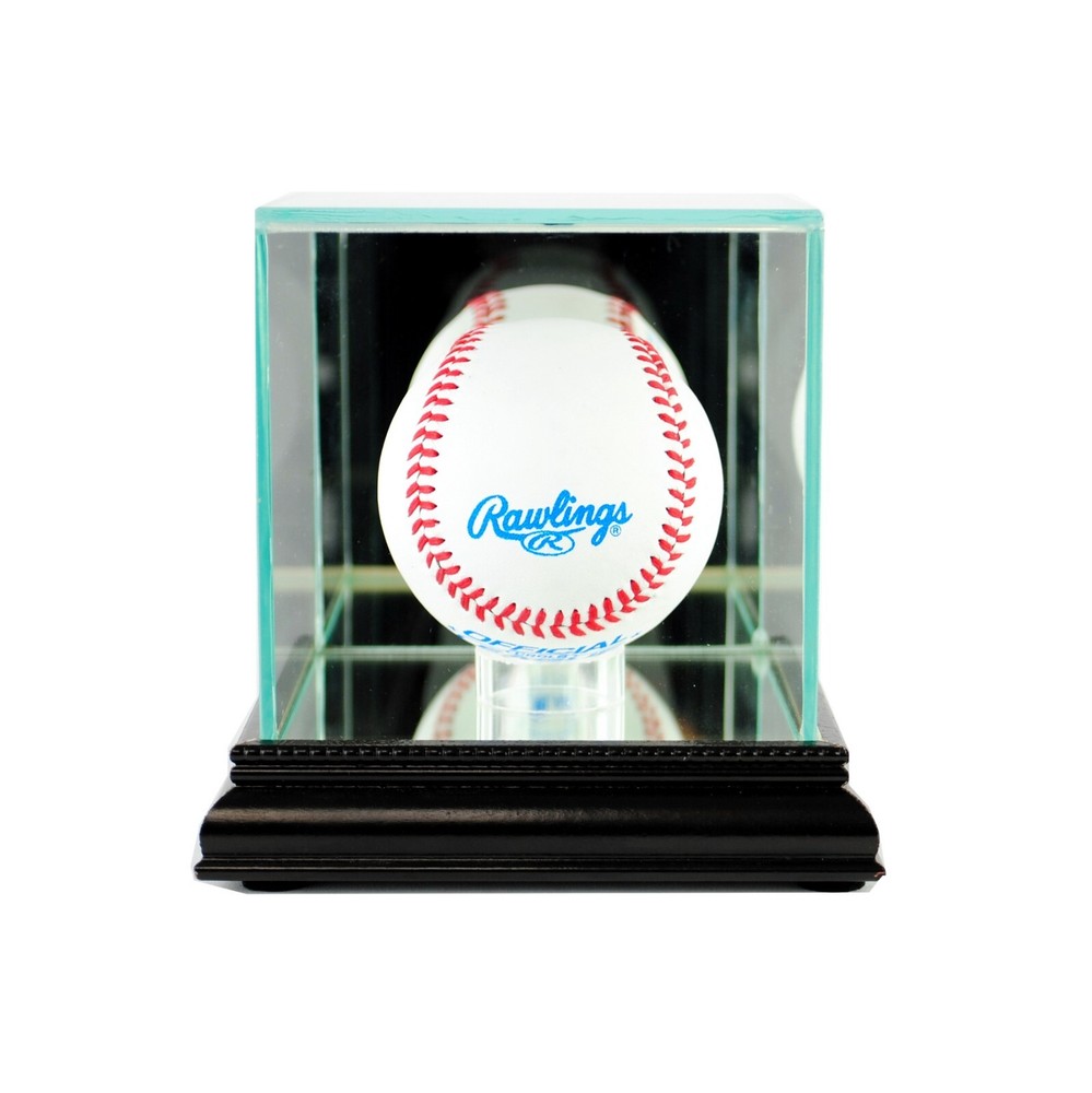 Single Baseball Display Case | UV Protected | Real Glass Protection *NEW