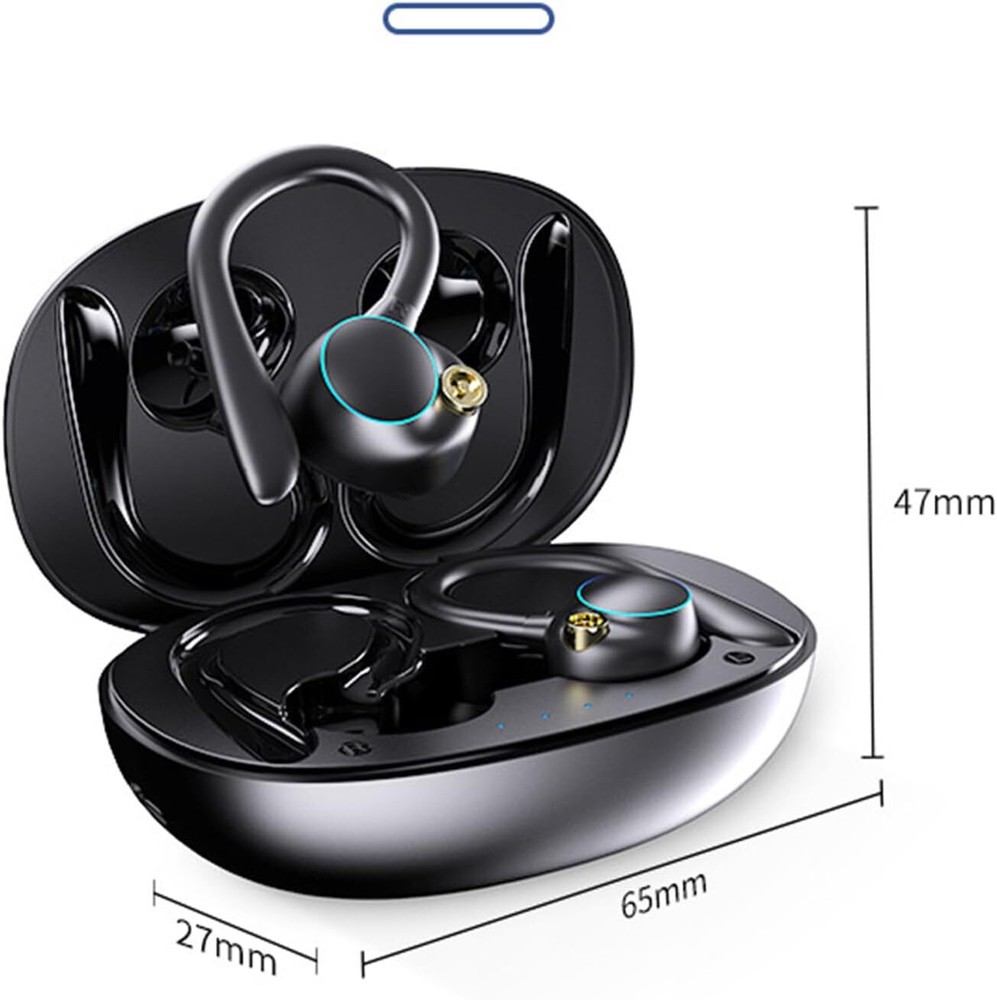 Wireless Bluetooth Headphones Ear Buds Deep Bass with Wirele Charging Case