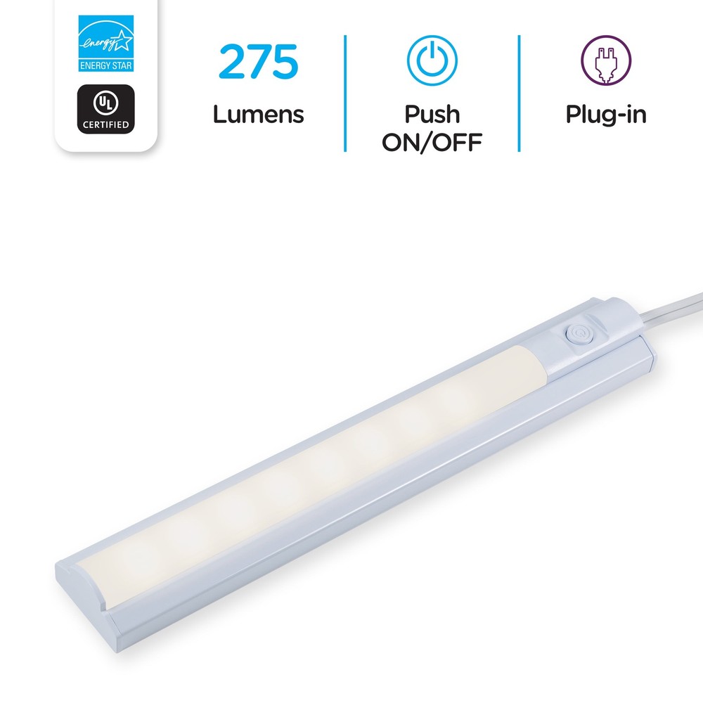 10in. LED Plug-in Basic Under Cabinet Light Fixture 26534