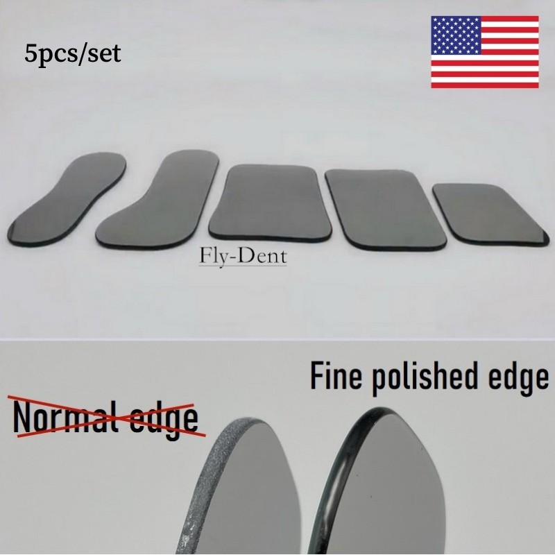 Dental Ortho Intraoral Photography Mirrors Glass Reflector Oral Mouth Mirror Set