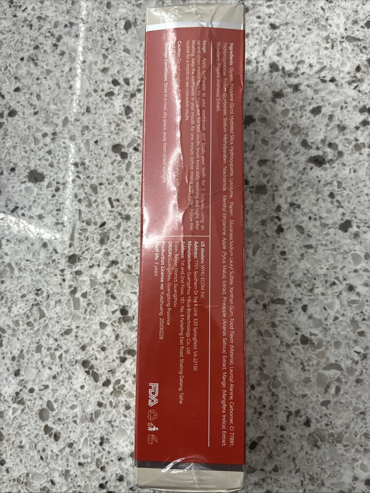 Astra Glow Warm Feeling Toothpaste Intense Mint Hydroxyapatite Triple Lysozyme