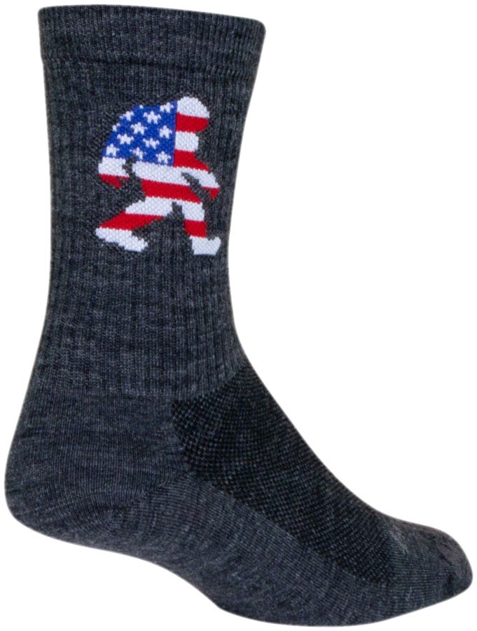 SockGuy Wool Socks Small/Medium Crew Socks Gray