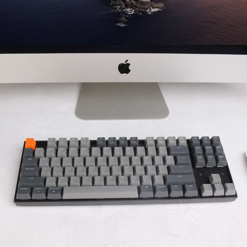 Keychron K8 Wireless Bluetooth Mechanical Keyboard White Backlight 87 Keys