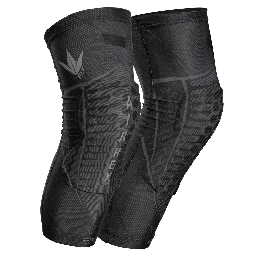 Bunkerkings Fly Compression Knee Pads - Black Small/Medium (SM/MD)