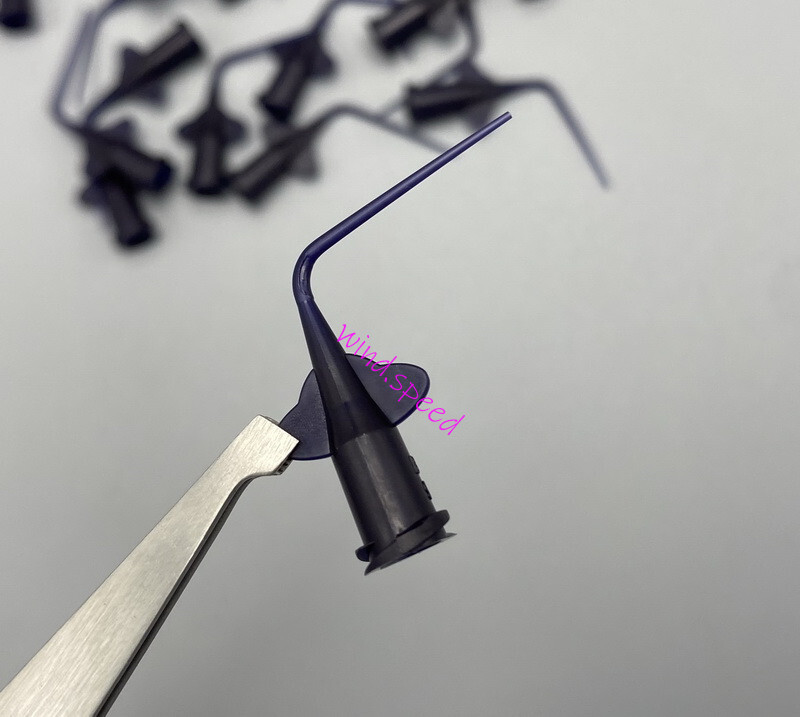 Dental Endo Disposable Root Canal Irrigation Syringe Tips Needle Tips 0.35mm Tip