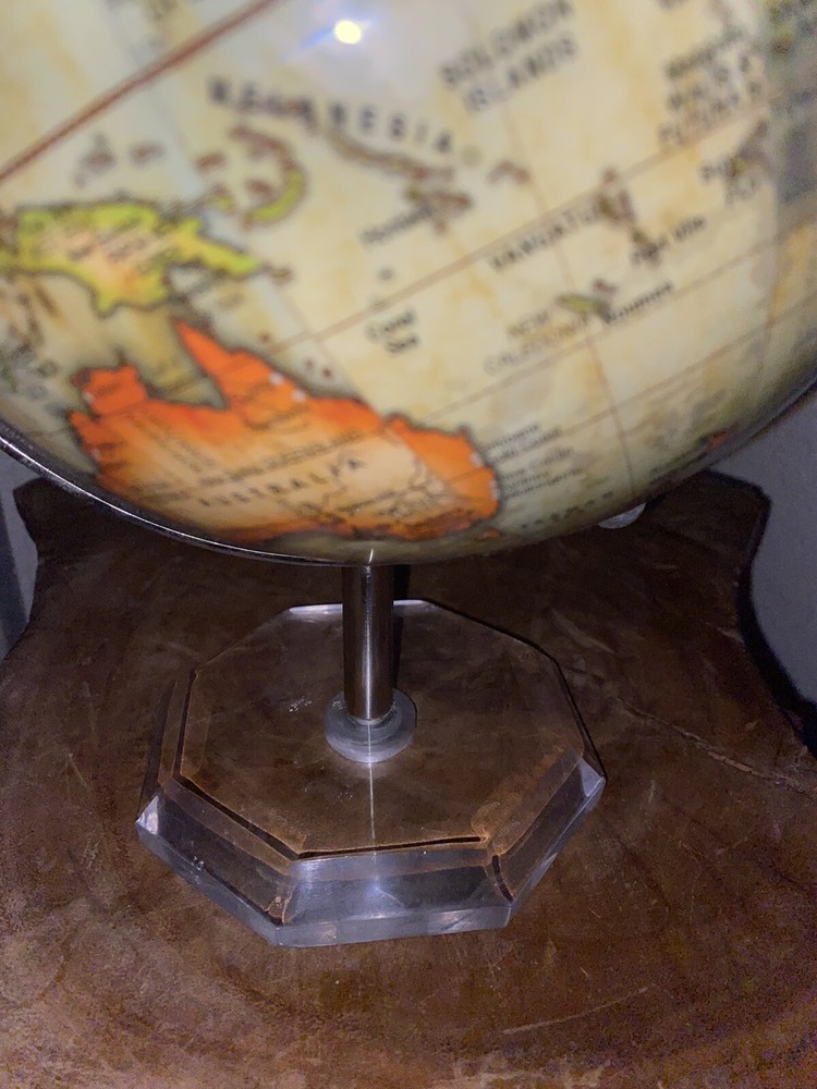 World Globe - Lucite Base