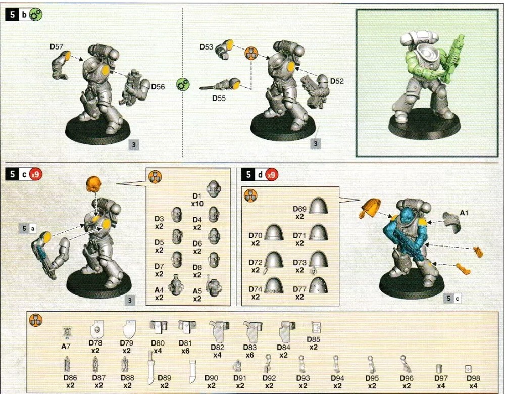 5 Primaris Intercessors (Squad), Warhammer 40K, NEW