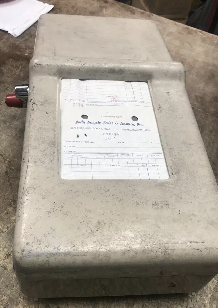Vintage Phillip Hano Receipt Book Machine