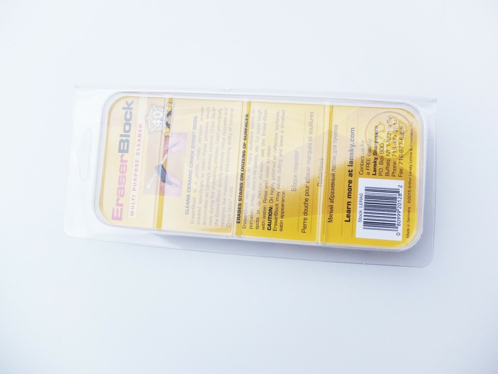 LANSKY Sharpeners Eraser Block Multi Purpose Cleaner Rusty