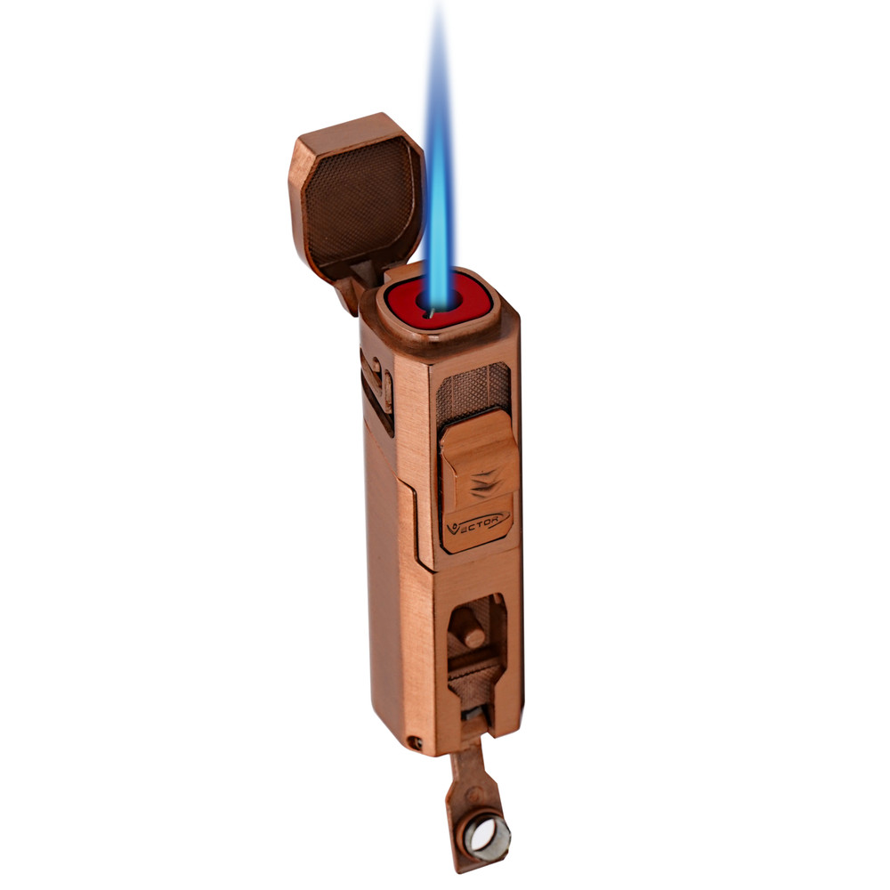 Vector Caliper - Single Large Jet Flame Torch Lighter - Copper - New