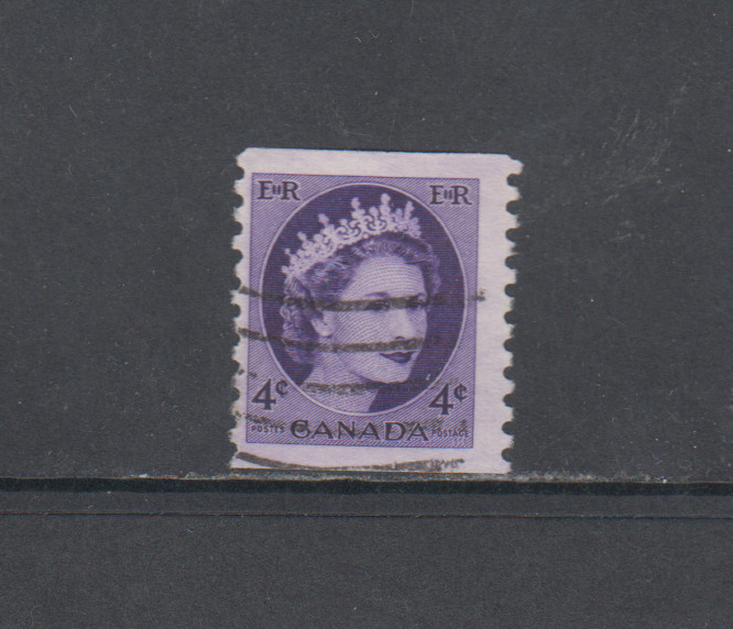 CANADA 1954 - USED - SCOTT #  347  COIL
