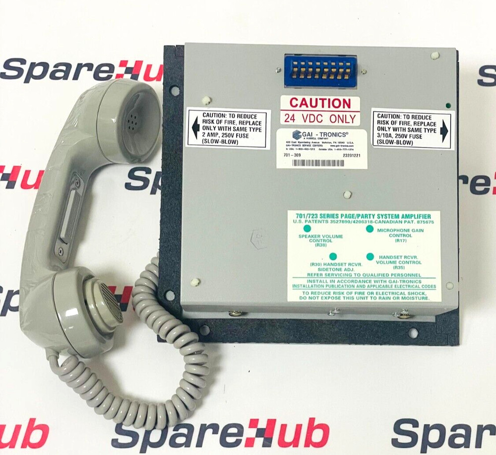 GAI-TRONICS 701-309 Handset Speaker Amplifier