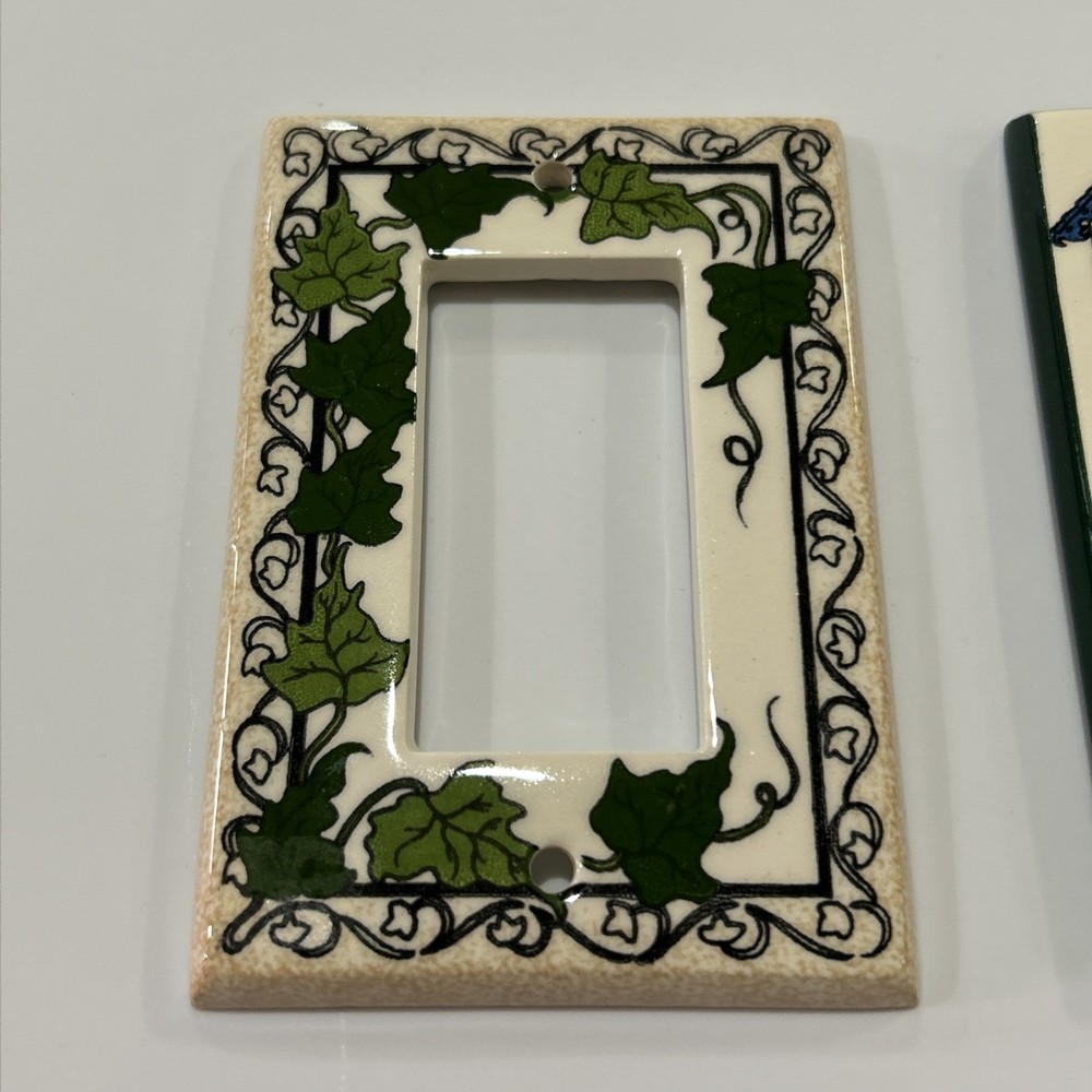 3 Now That's a Switch Hand Painted Light Switchplates Covers All Fired Up! White