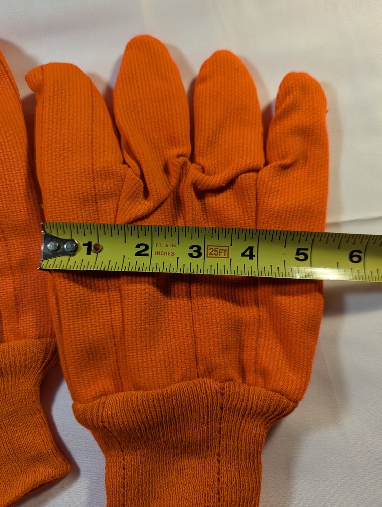 Gloves Hunting Orange Canvas