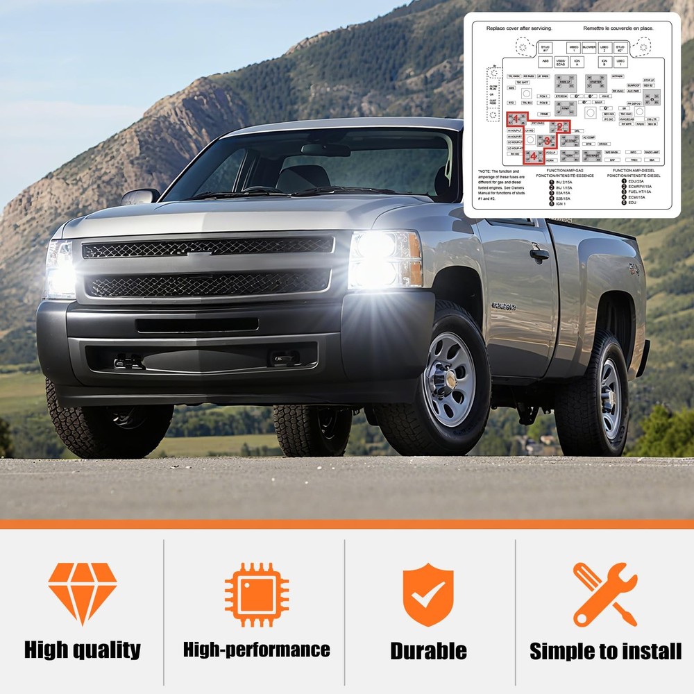 8 high Mod Customizable 6 High with DRL Lights Module 8 mod - BLUE