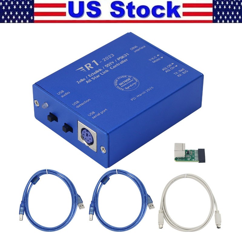 R1 Kit B USB Audio Interface All Star Link Controller for Echolink SSTV PSK31 YY