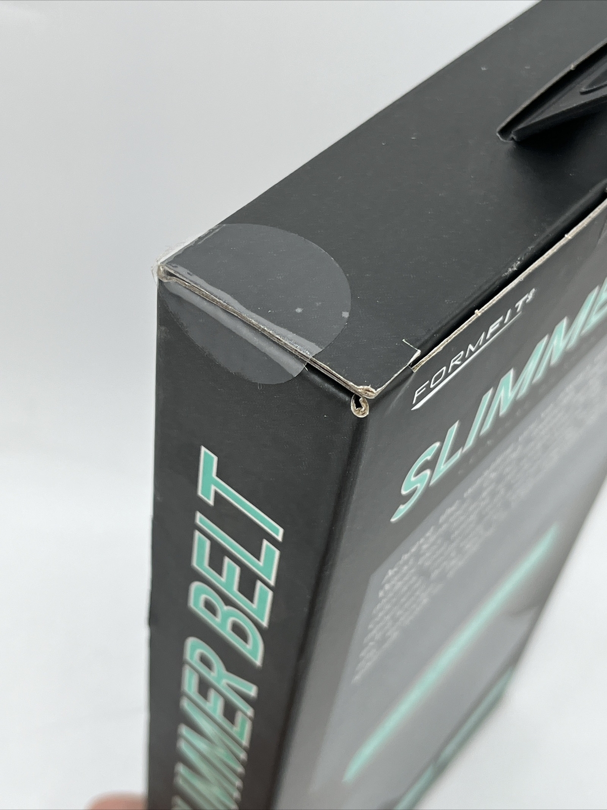 FORMFIT 12" Slimmer Belt Waist Trainer Tummy Shaper Fat Band SMSB-1007-BK BLACK