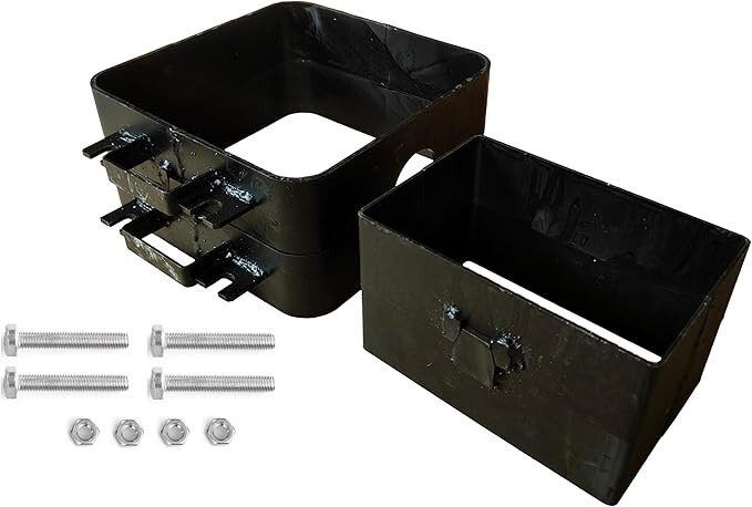 2-Part LSMIITTH Iron Large Flask Mold Frame for Sand Casting Big Jelwery Making