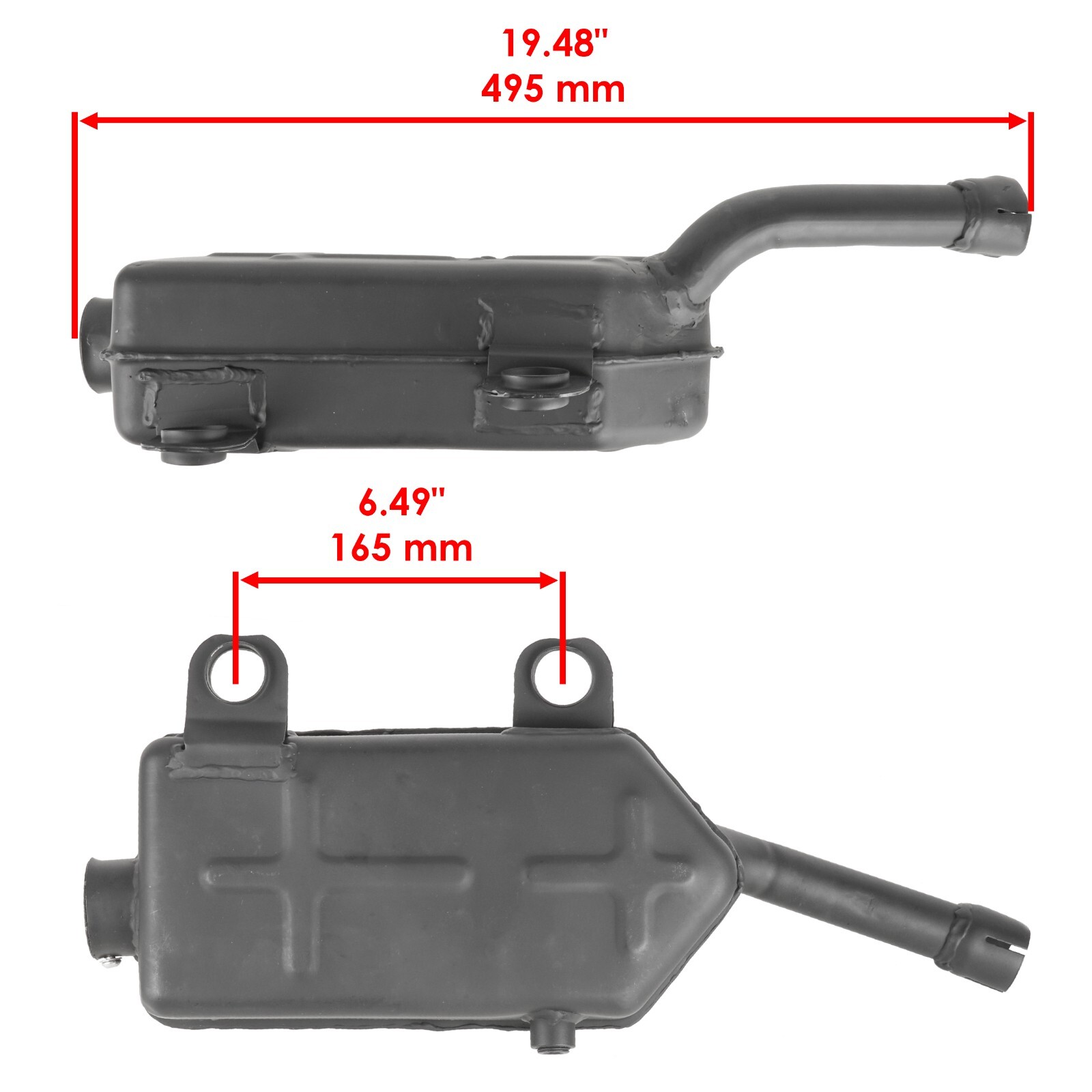 Complete Exhaust Muffler w/ Gasket fits Kawasaki Bayou 300 KLF300C 4x4 1989-2005