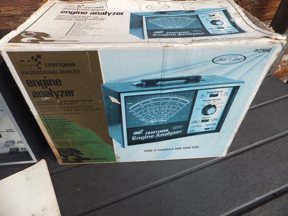 Sears Craftsman Professional Quality Engine 30 Test Analyzer, 28-21040 Untested