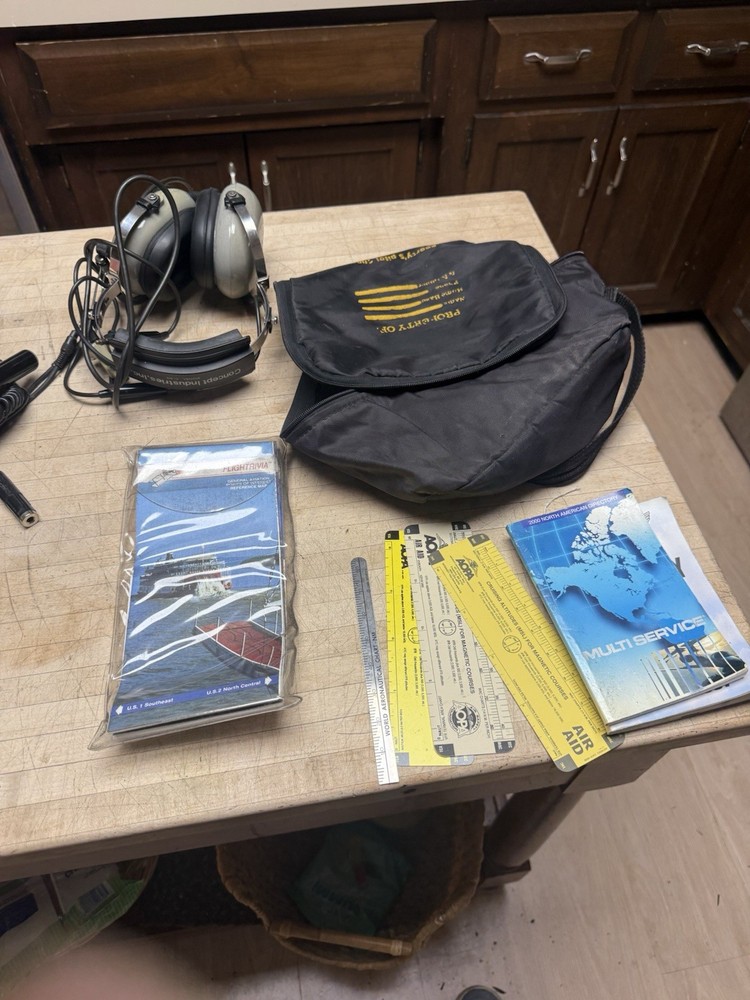 Concept Industries C-40 Soft Comm Headset And Microphone Untested