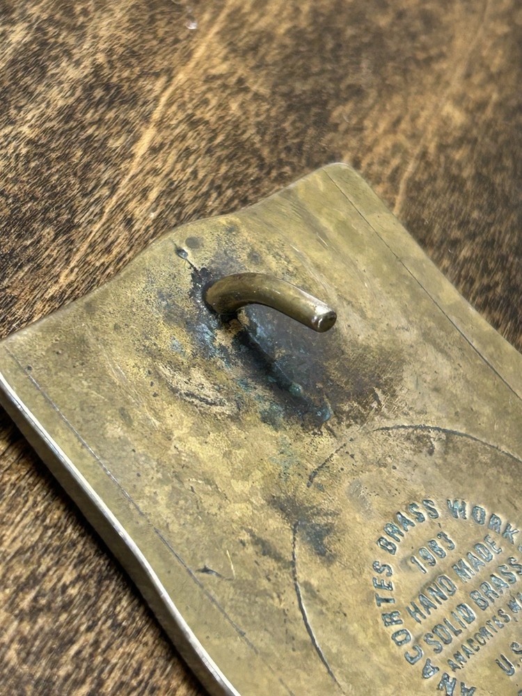 Advance Constructors 1983 Belt Buckle Upland Calif.