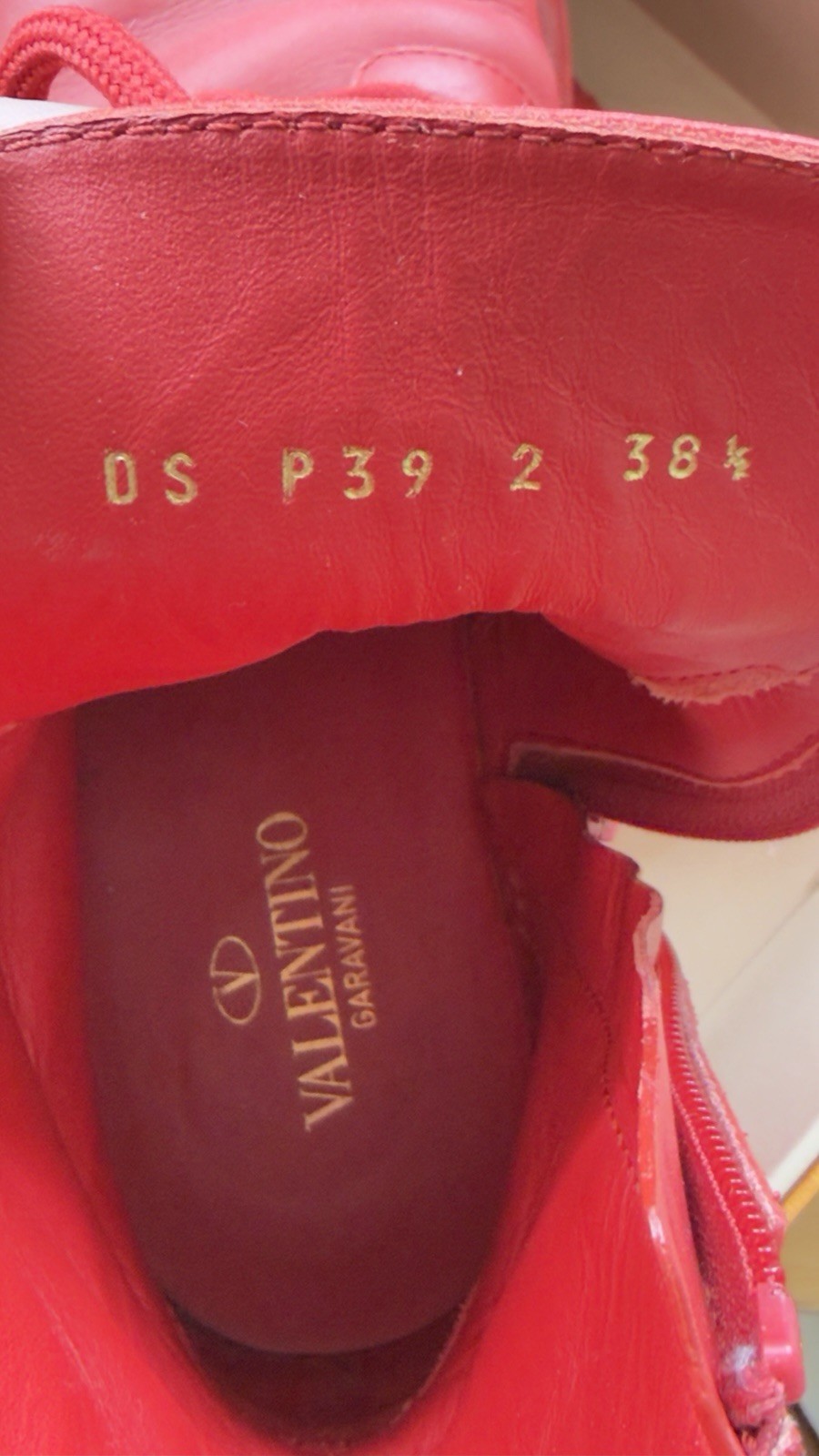 Red Valentino Women's Combat Boots EU 38.5 Pre-Owned Good Condition