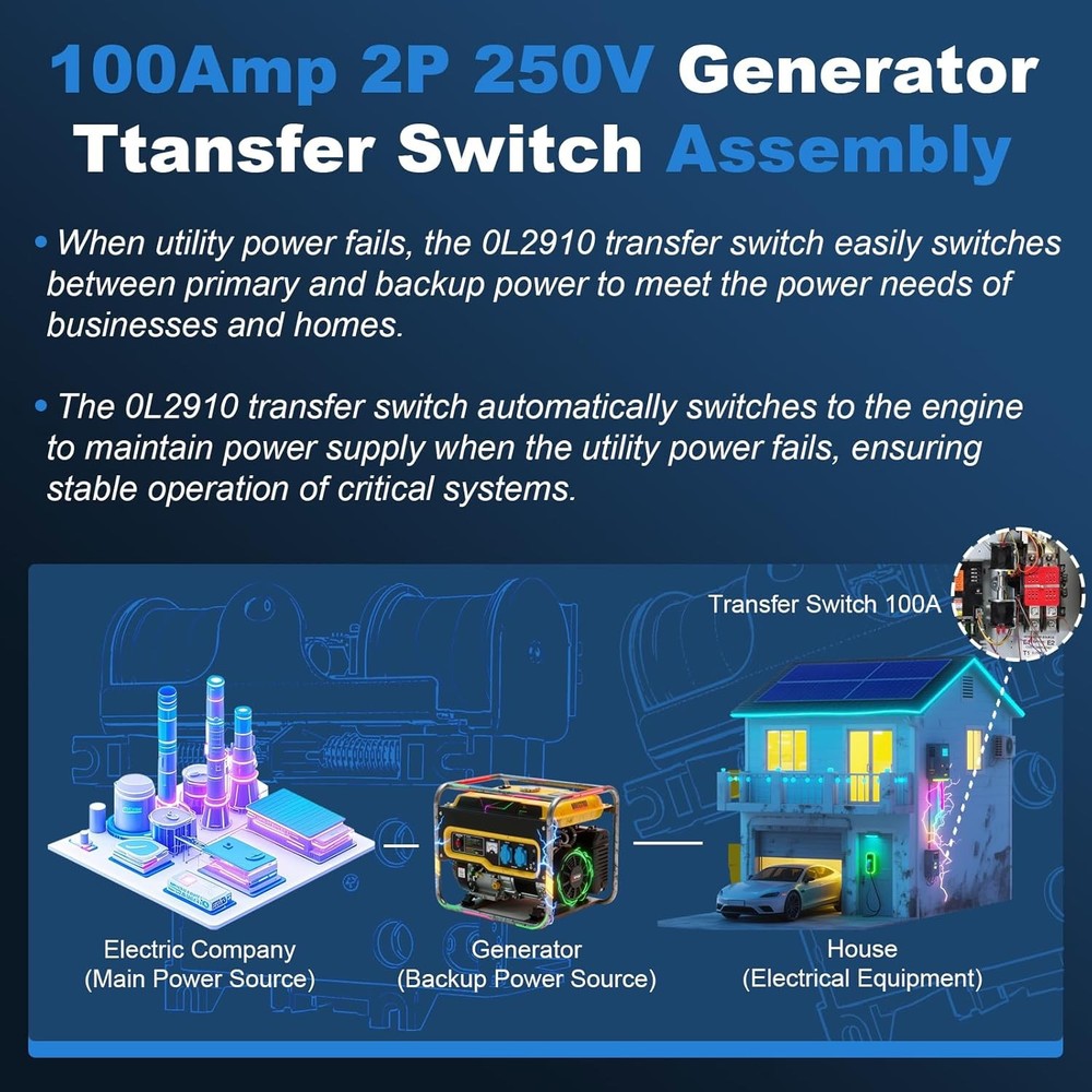 100 Amp Automatic Transfer Switch Replacement
