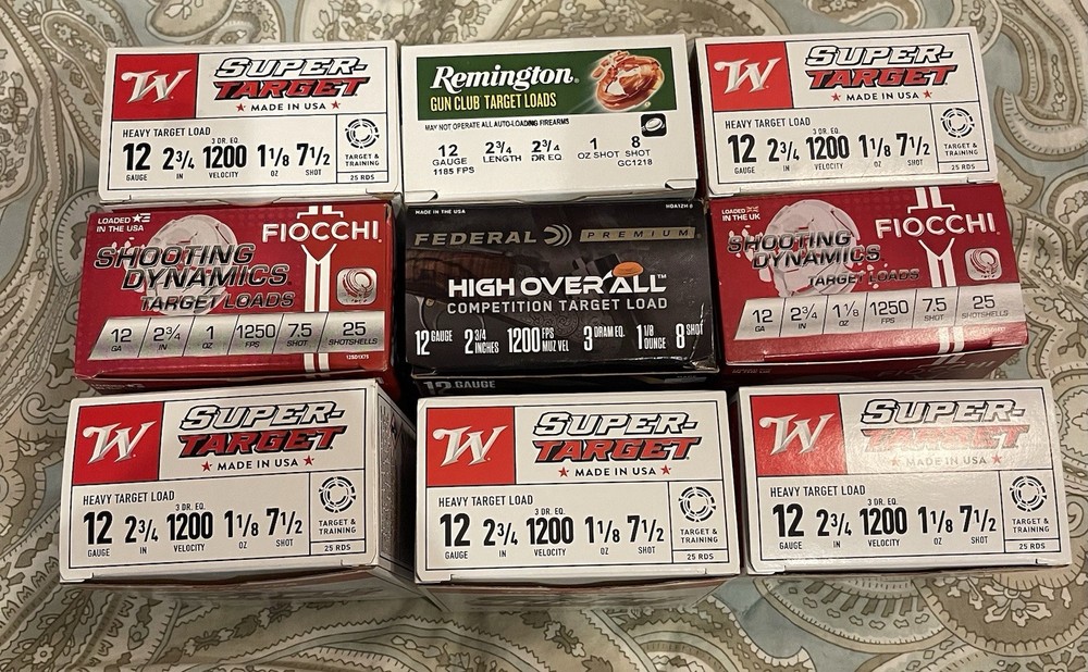 9 Empty Shotgun Shell Boxes