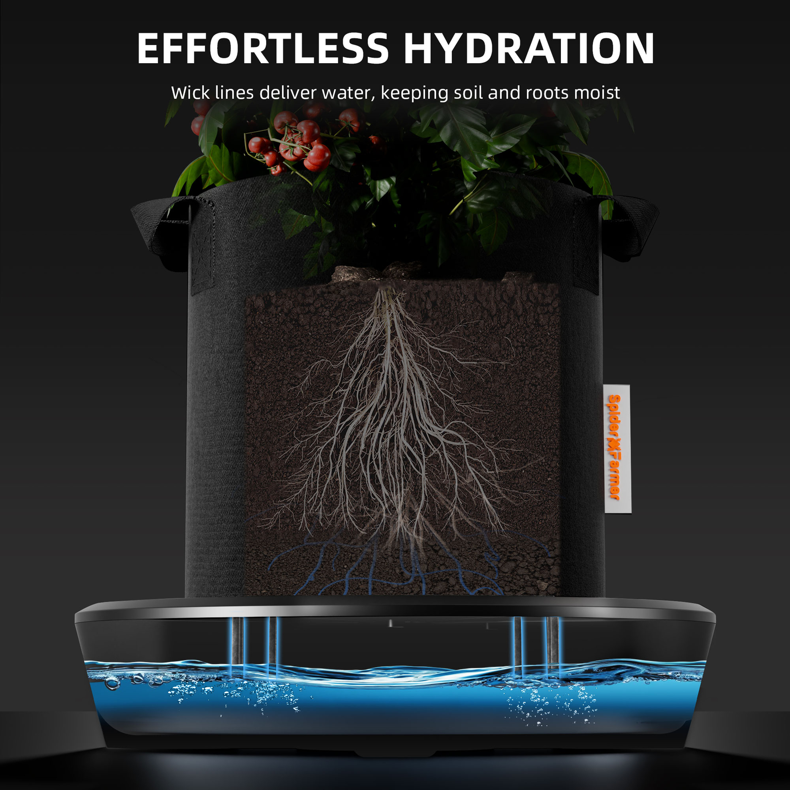 Spider Farmer 4 Pack Self-watering System Kits For Use In Indoor Grow Tents