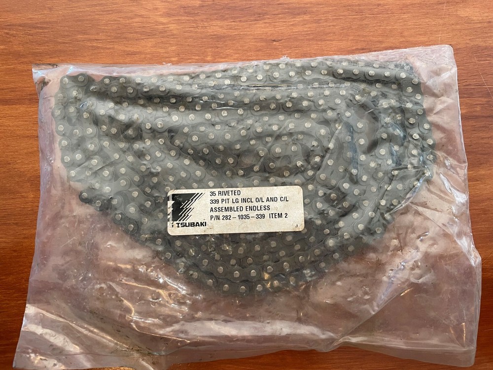 35 RIVETED UST TSUBAKI ROLLER CHAIN 339 PITCHES