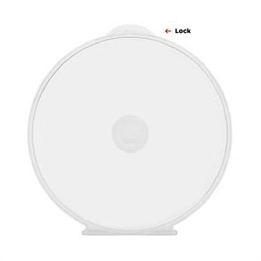 25 Clear CD DVD R Disc Clam C Shell PP Poly Plastic Storage Case 5mm with Lock