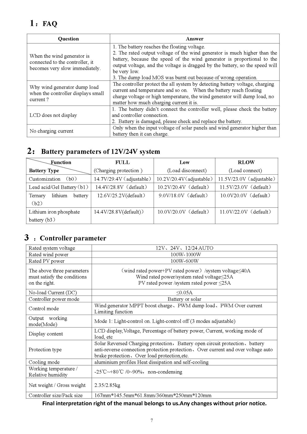 US 1600W 12V 24V MPPT Wind Solar Hybrid Boost Charge Controller Wind Turbine Kit