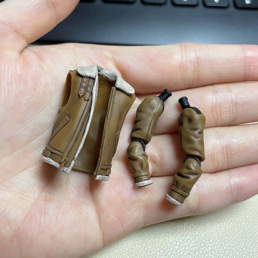 Delicate Painted 1/18 Scale Coat Vest Arms Replacement For 3.75" Aciton Figure