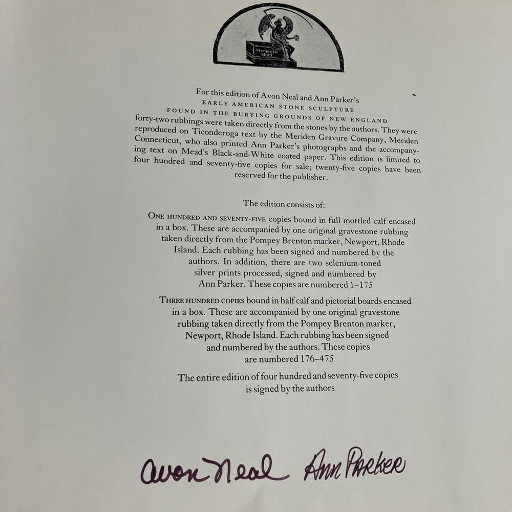 Early American Stone Sculpture Signed Limited Edition *Missing Box/Missing Stone