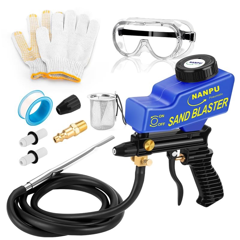 Professional Quality Air Sandblaster with Ceramic Nozzles for Precision Etching