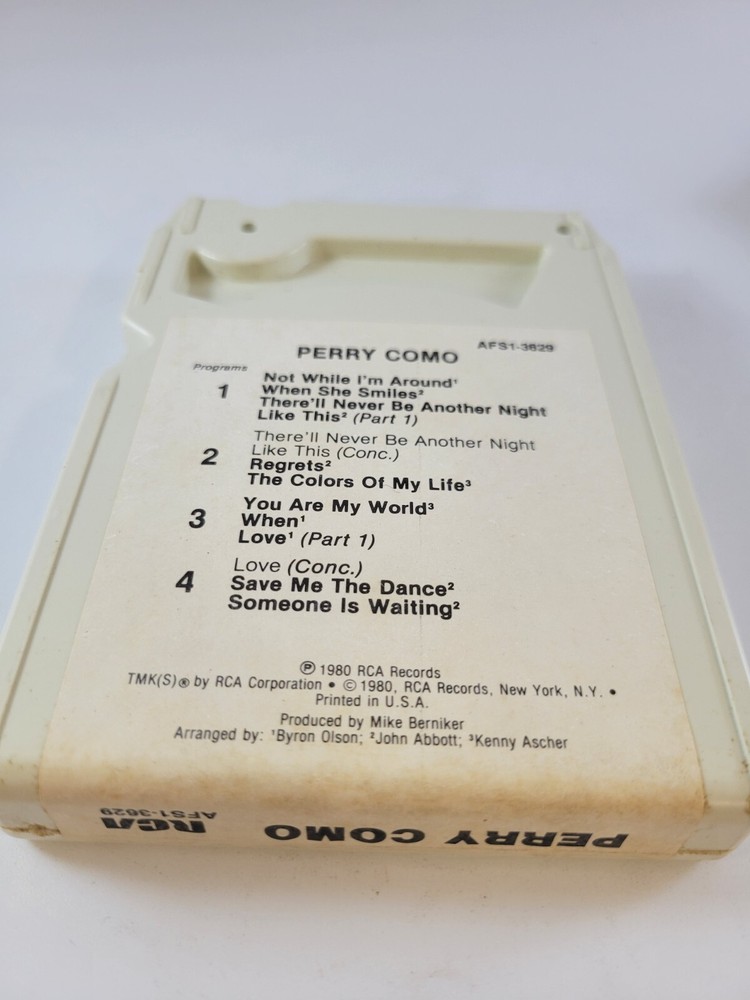 8-TRACK PERRY COMO RCA AFS1 3629