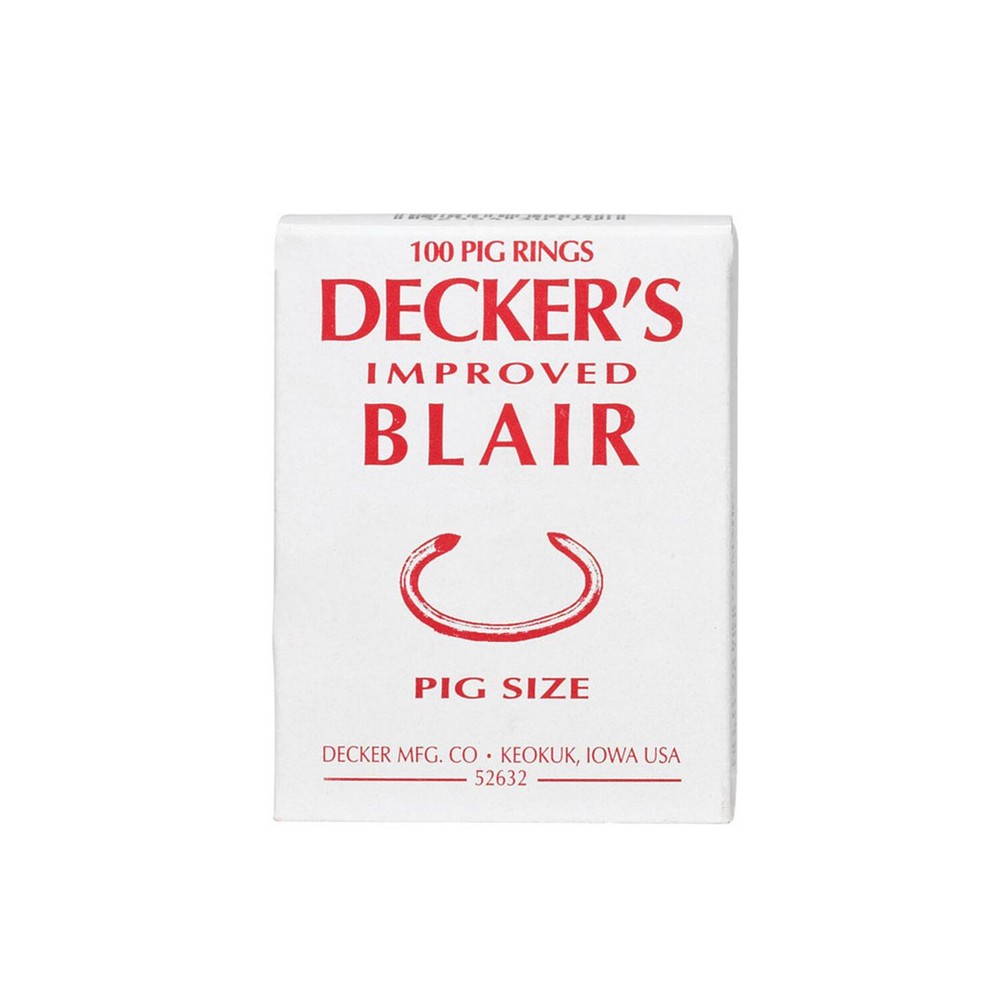 Decker Manufacturing 4 100 Hog Ring Blair