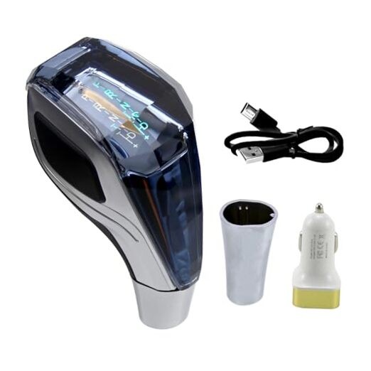 Touch-Activated LED Illuminated Crystal Automatic Transmission Gear Shift