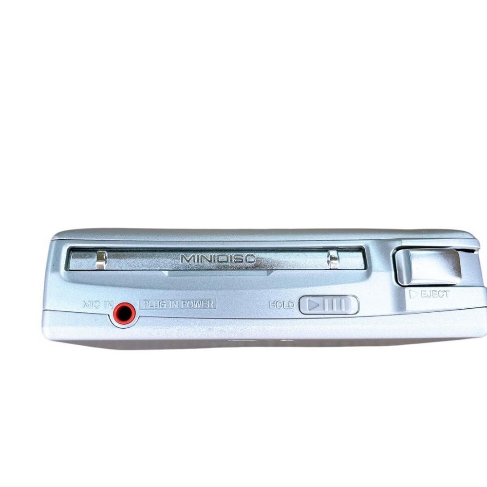 Sharp MD-MS100 Portable MD Player Recorder Mini DIsc With AC Adapter Untested